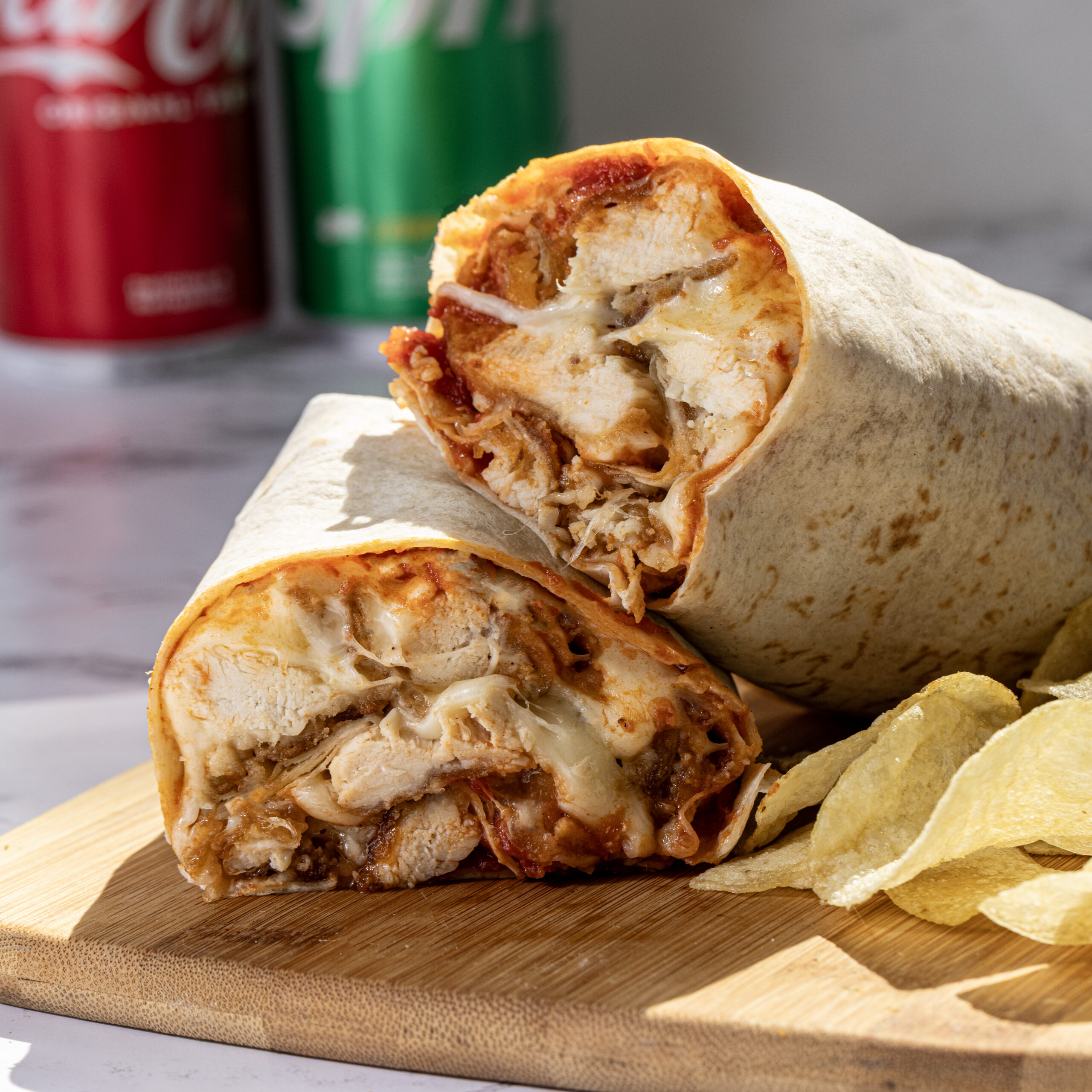 Best chicken parm wrap in Glenside, PA.