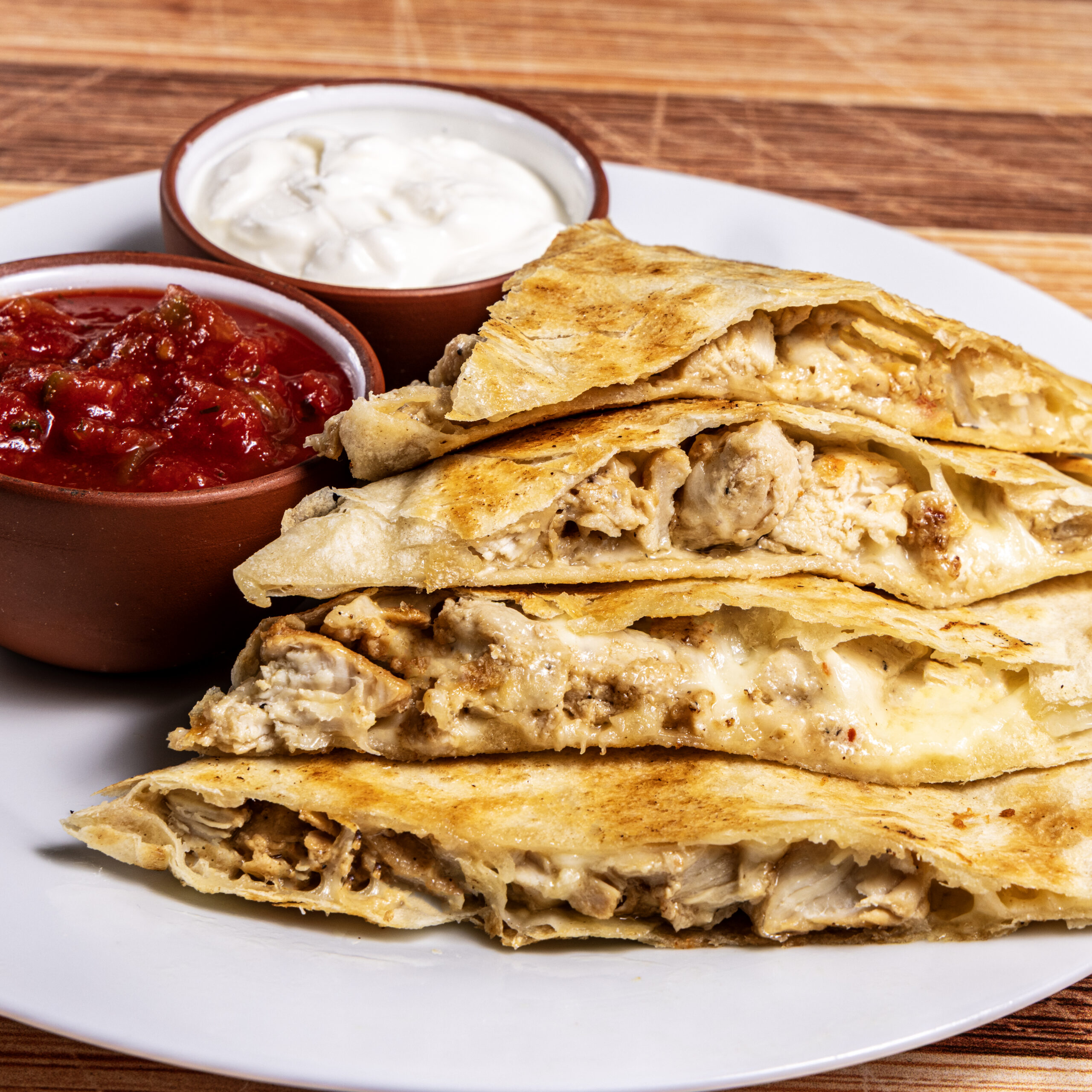 Best chicken quesadillas in Glenside, PA.