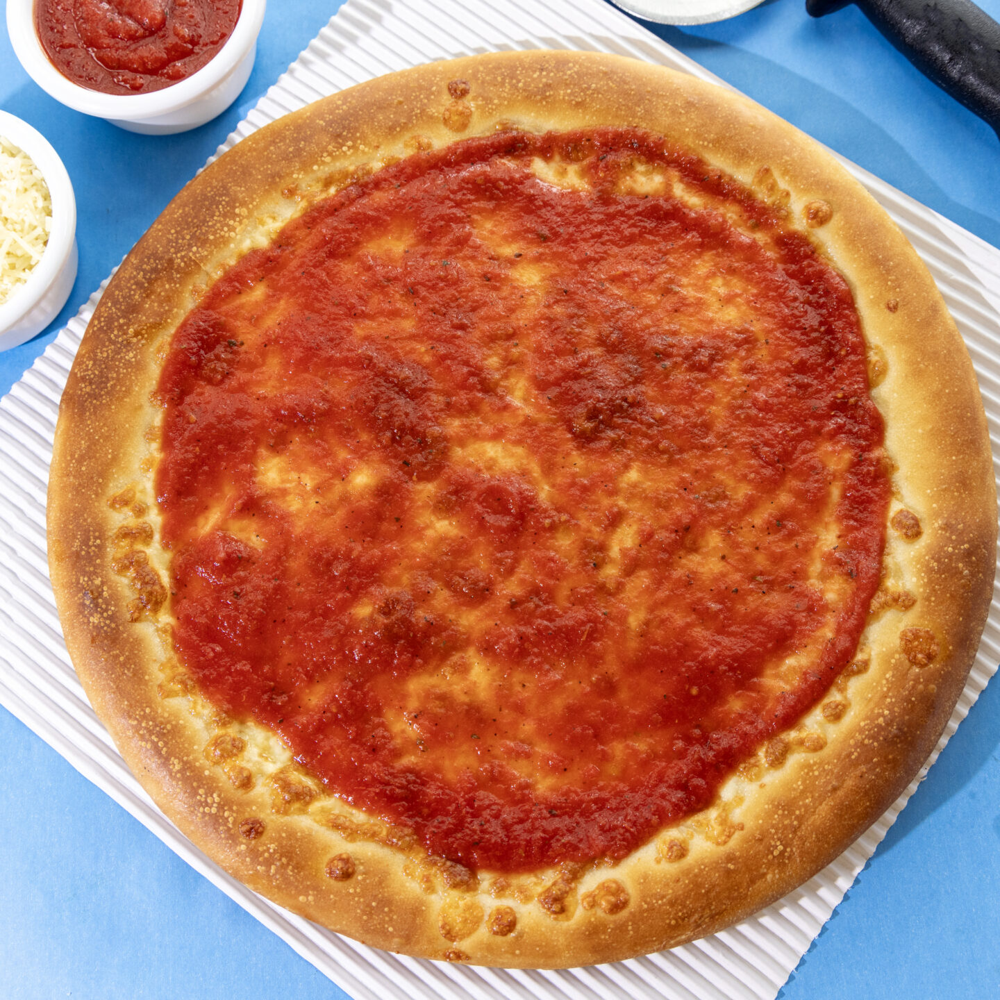 Best upside down pizza in Glenside, PA.